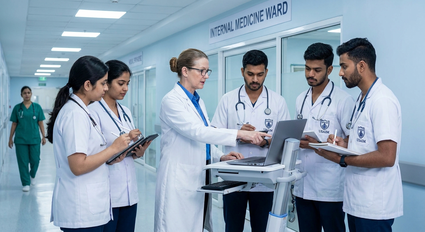 Clinical rotations at affiliated hospitals